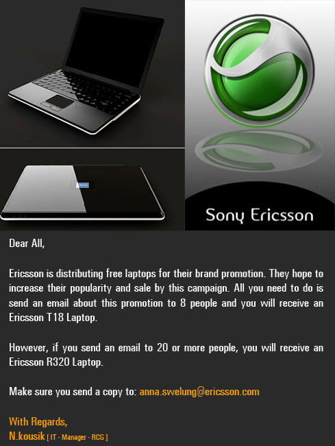 Ericsson Laptop